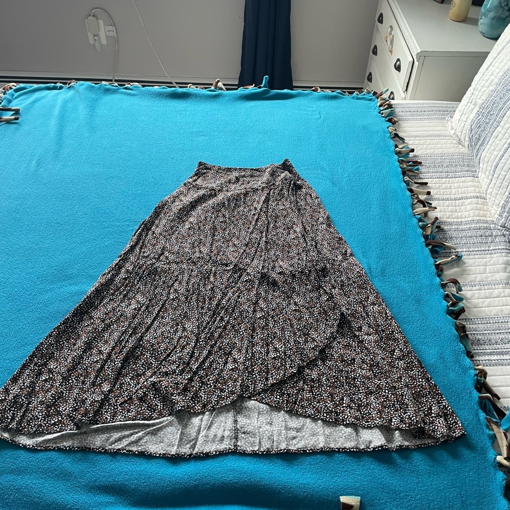 Black, White & Brown Skirt Size Medium